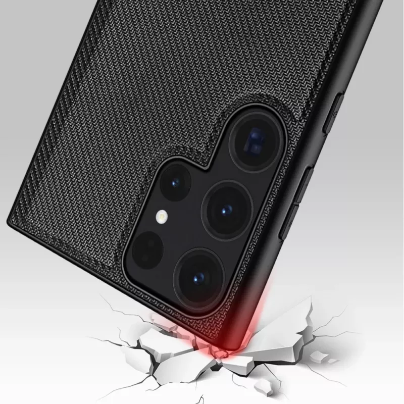 Nevox StyleShell NYLO - Samsung Galaxy S25 Ultra, preto