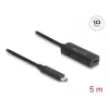 Cabo USB DeLOCK 80028 5 m USB-C preto
