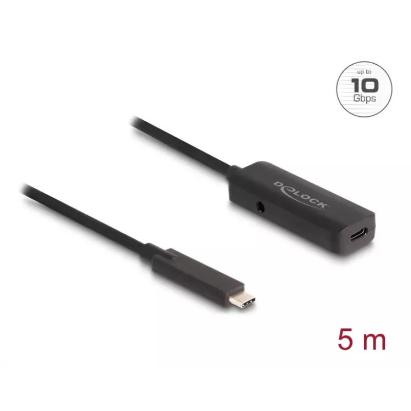 Cabo USB DeLOCK 80028 5 m USB-C preto