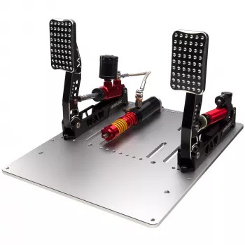 Simagic P2000 Hydraulic Conjunto de 2 pedais, 200KG Loadcell - Crimson Edition