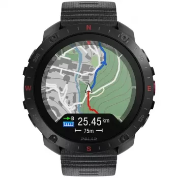 Polar Grit X2 Pro 3,53 cm (1,39 polegadas) AMOLED Digital 454 x 454 píxeis Ecrã tátil Preto GPS (900110283)