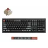 Teclado mecânico Full-Size (100%) Keychron V6 Ultra 8K — QWERTY, Bluetooth, RGB LED, preto
