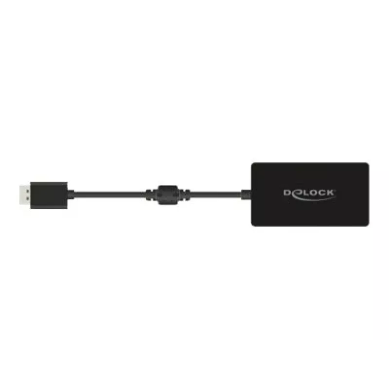 DeLOCK 0,16 m DisplayPort/VGA+HDMI+DVI VGA (D-Sub)+ HDMI + DVI preto