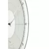 Relógio de parede NeXtime 8125 Fancy Round, Ø43 cm, branco/prateado