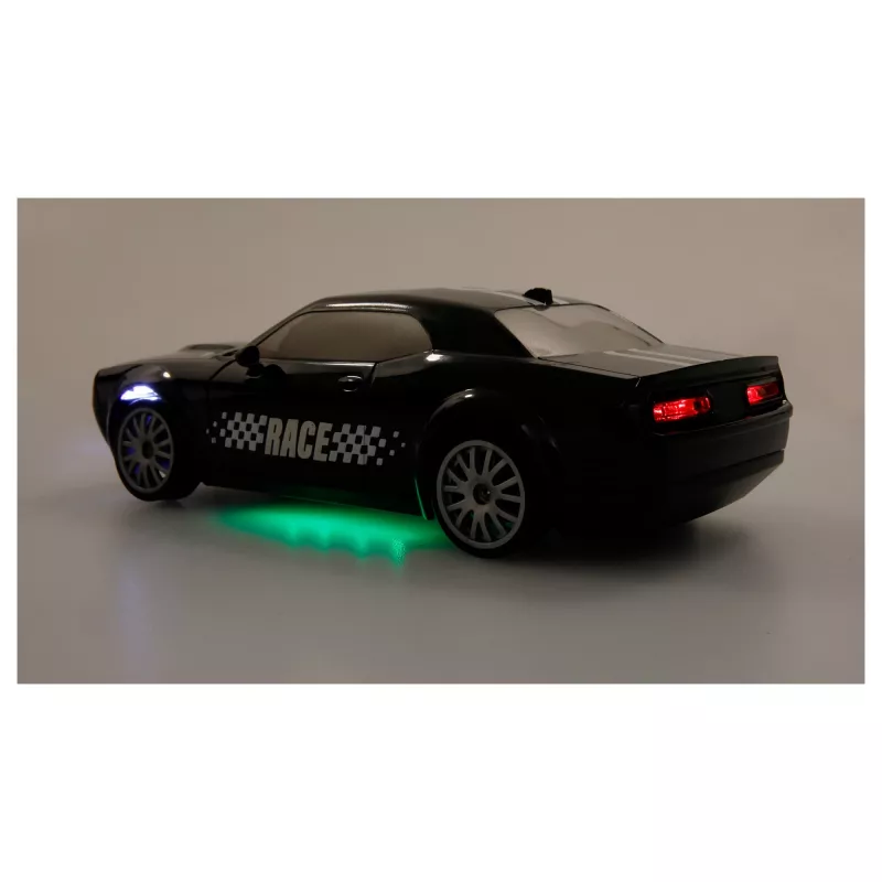 Carro de drift Amewi 21110 4WD 1:20 RTR preto – carro de drift com radiocontrolo, tração às 4 rodas, escala 1:20