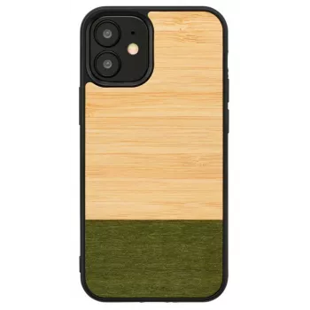 Capa para telemóvel Man and Wood para iPhone 12 mini – bambu forest preto