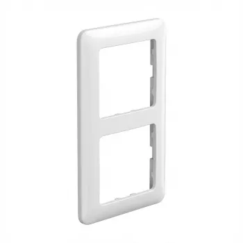 Moldura 2 módulos Busch-Jaeger Busch-balance SI branco alpino (modelo 1722-914)
