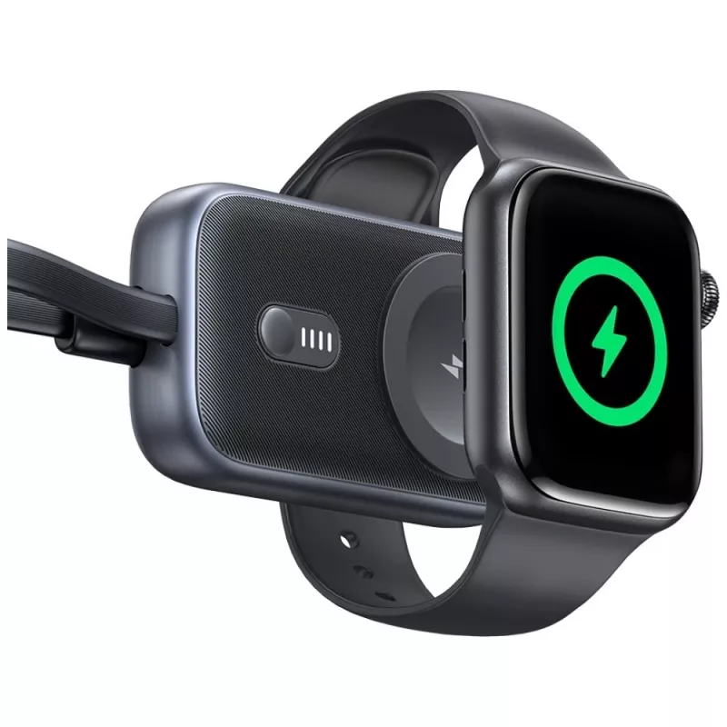 Powerbank usams CD245SBWXC02 1200mAh para Apple Watch – carregador portátil