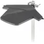 Antena SENCOR SDA 512 DVB‑T2/T 20 dB 75 Ω — antena externa de TV/FM para receção digital terrestre