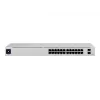 Comutador gerido L2/L3 Ubiquiti UniFi USW-24-POE, 24x Gigabit Ethernet (16x PoE+), 2x SFP, 1U, prateado