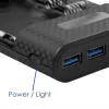 Akyga AK-BC-04 Caixa para power bank 20000 mAh, 8x 18650, 18W PD QC4+, USB-C, 2x USB-A, Lightning
