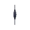 Headset gaming com fios GEMBIRD GHS-05-B, circum-aural, 20–20000 Hz, cabo de 2 m, 250 g, preto/azul