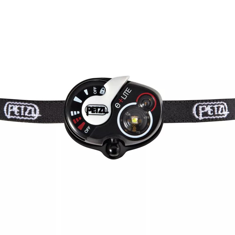 Lanterna frontal Petzl e+LITE preto branco