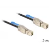 DeLOCK 83395 cabo Serial Attached SCSI (SAS) 2 m preto