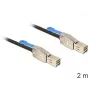 DeLOCK 83395 cabo Serial Attached SCSI (SAS) 2 m preto