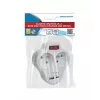 Splitter elétrico Esperanza ELK311W 2 tomadas USB-C USB-A entrada branco