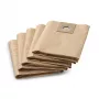 Kärcher 6.904-290 - sacos de filtro de papel (pack de 5) para aspirador de pó