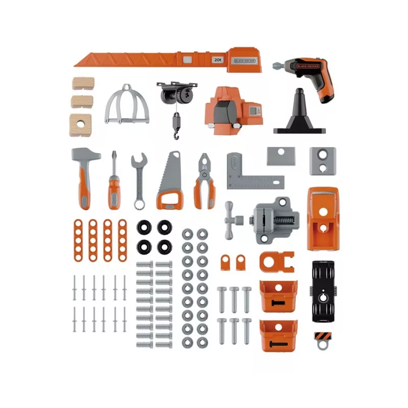 Oficina de brincar SMOBY Bricolo Builder 7600360741 – conjunto de ferramentas de construção para brincar ao faz de conta