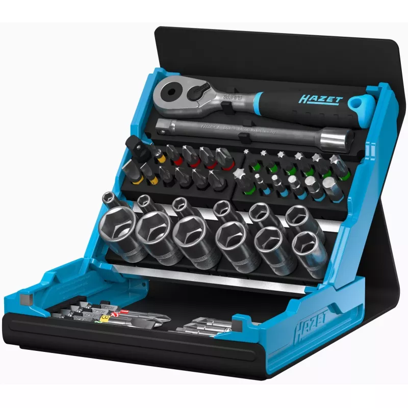 Conjunto de bits Hazet 2200SC-2, encaixe de 1/4 polegadas, 32 peças