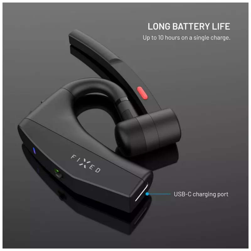 FIXED Talk Pro auricular Bluetooth, preto