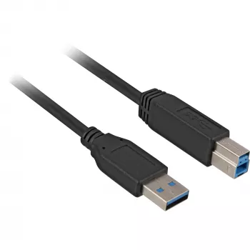 Cabo USB Sharkoon 3 m USB3.0-A/USB3.0-B