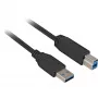 Cabo USB Sharkoon 3 m USB3.0-A/USB3.0-B