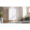 Vitrina Cama Meble PALAZZO BIS 1000×390×1660 mm branco mate