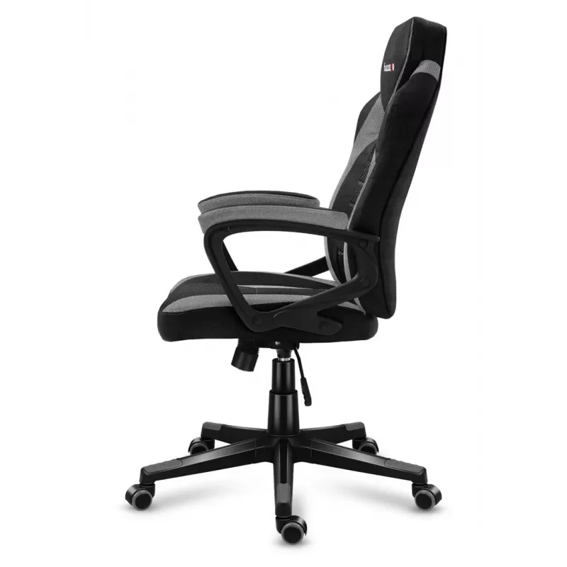 Cadeira gaming Huzaro FORCE 2.5 cinzenta MESH, assento em rede, preta, cinzenta