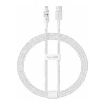 Cabo de carregamento Baseus USB para Lightning 1 m 2,4 A branco
