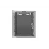 Lanberg WF10-2306-10S armário rack de parede de 10" 6U, 336×280×310 mm, porta de vidro, 20 kg, cinzento (RAL 7035)