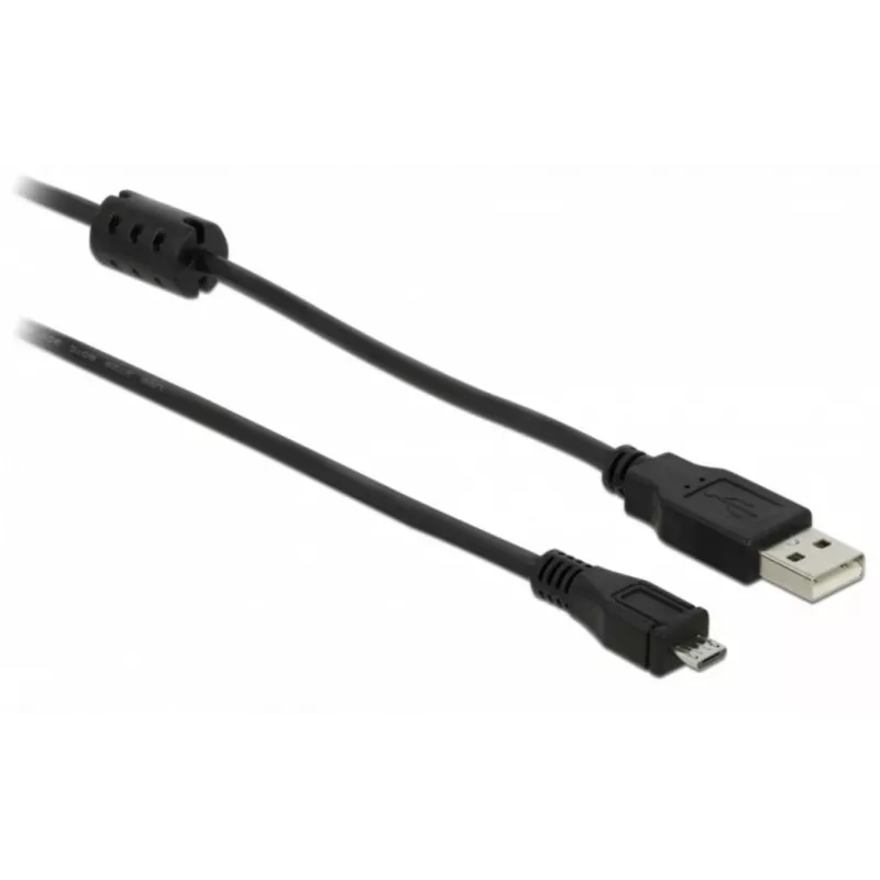 Cabo USB DeLOCK 82335 USB 2.0 2 m USB A Micro-USB B preto