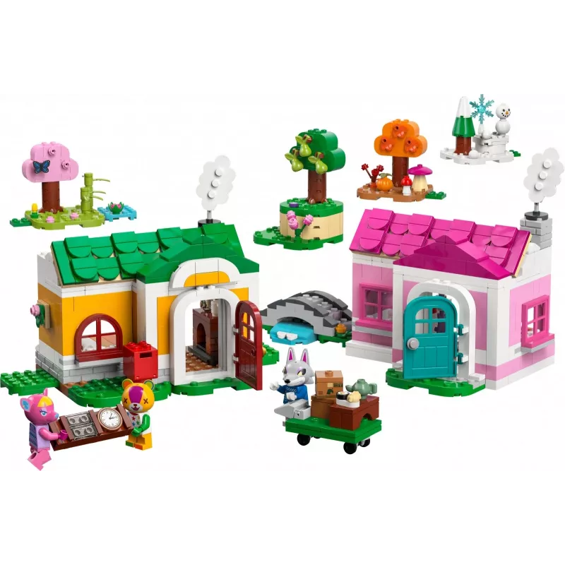 Brinquedo de construção LEGO 77057 Animal Crossing Casas Criativas Estações Cheias de Diversão conjunto