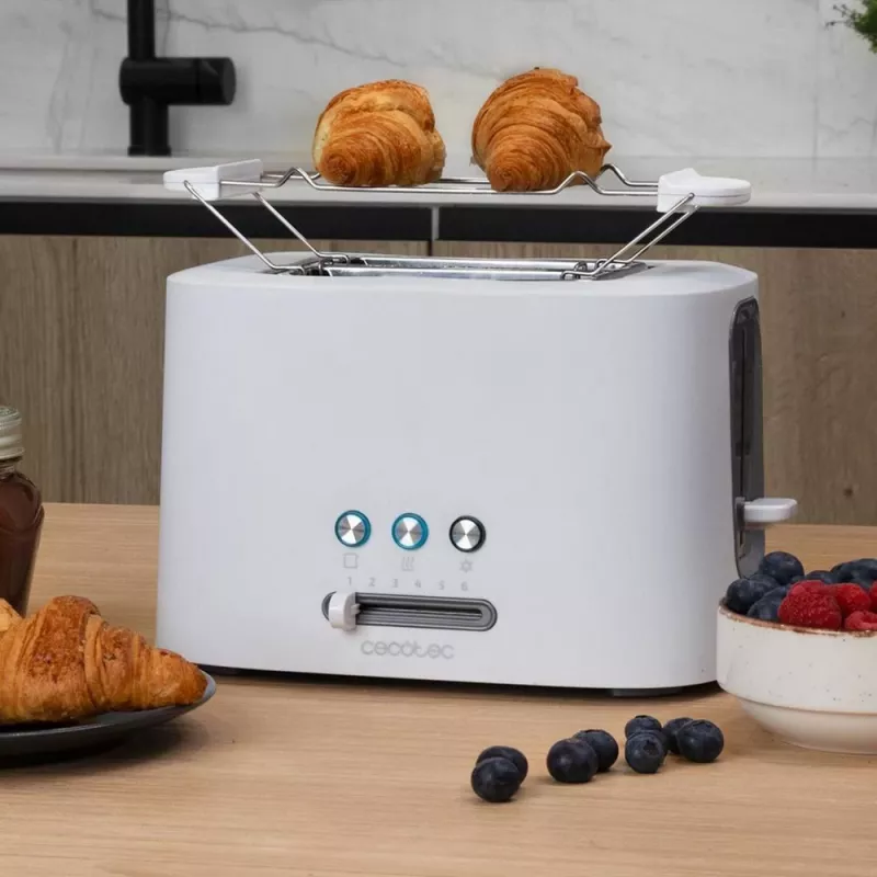 Torradeira Toast&Taste 9000 Double branca (branca, 980 watts, para 2 fatias de pão de forma)