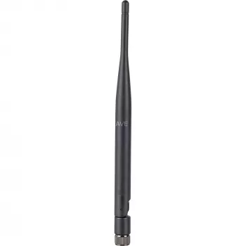 Antena WLAN DeLOCK - antena - 5 dBi (para 2,5 GHz), 5 dBi (para 5,825 GHz) - antena omnidirecional - preta (88393)