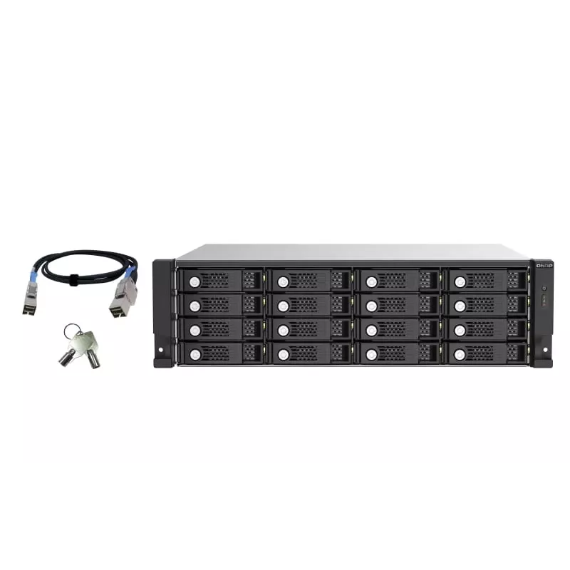 Caixa para HDD QNAP TL-R1620Sep-RP Preta, Cinzenta 2,5/3,5