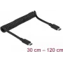 Cabo USB DeLOCK 85350 USB 3.2 Gen 2 1,2 m USB-C preto
