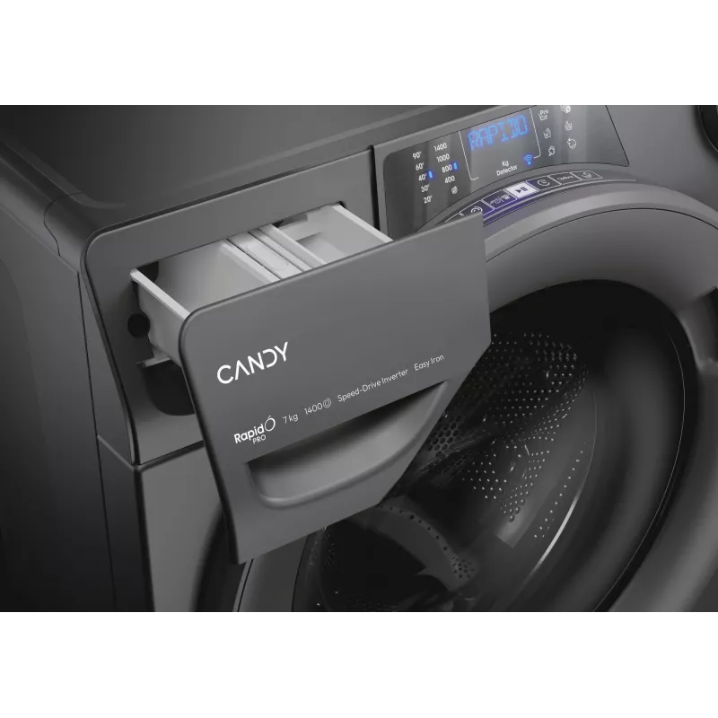 Máquina de lavar CANDY RP4 476BWMRR/1-S, 7 kg, classe energética A, 1400 rpm, profundidade 45,4 cm
