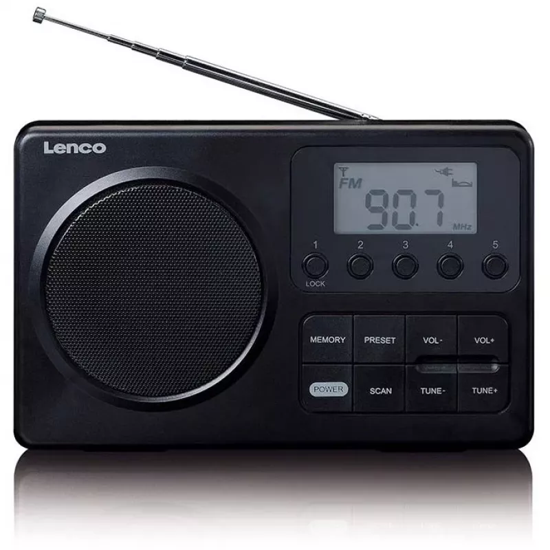 Lenco MPR-035BK rádio, preto