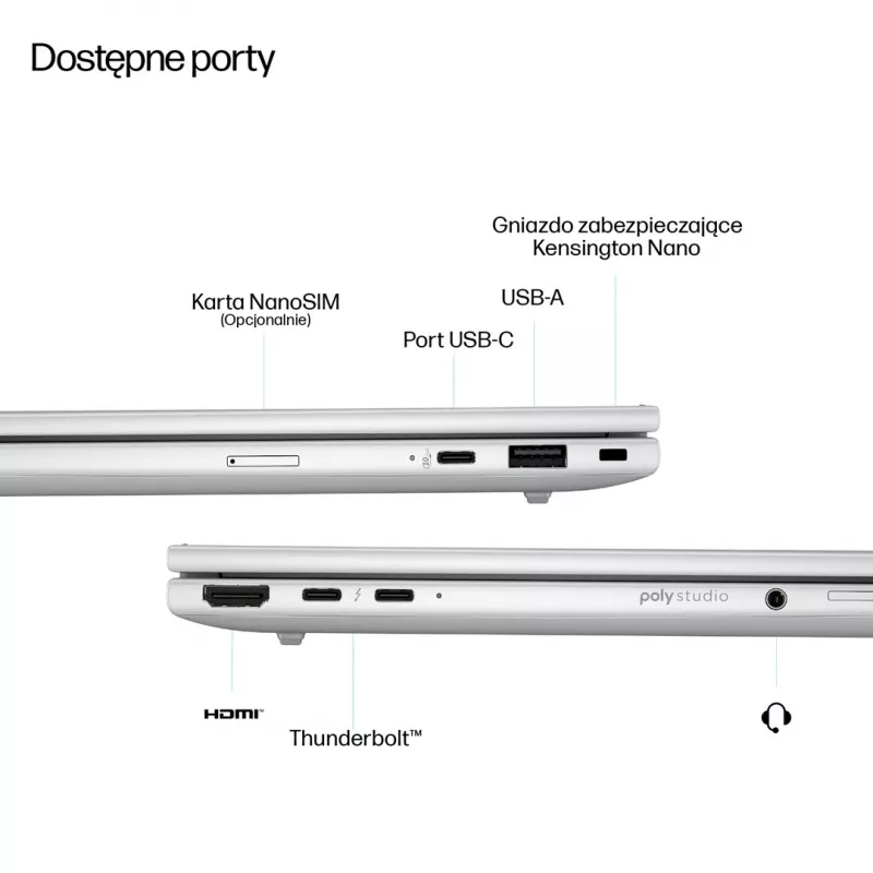 HP EliteBook 8 G1a Ryzen AI 5 Pro 340 14WUXGA IPS 400nits AG LBL 32GB DDR5 5600 SSD1TB Radeon 840M câmara IR 5 Mpx AI 62Wh W11Pro 3 anos no local