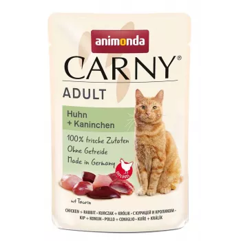 ANIMONDA Carny Adult Frango e coelho - Alimento húmido para gatos - 85 g