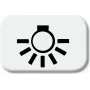 BJ - Reflex SI - Símbolo de tecla luz *branco alpino* (2525LI-214)