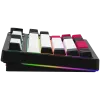 LORGAR KBP70TKLW, Teclado de gaming mecânico TKL sem fios Pro, preto/vermelho, layout EN