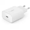 Carregador rápido de CA Belkin WCA004vfWH para smartphone e tablet, branco, interior