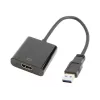 Adaptador gráfico USB GEMBIRD A-USB3-HDMI-02, saída HDMI, até 1920x1080, preto, 36 g