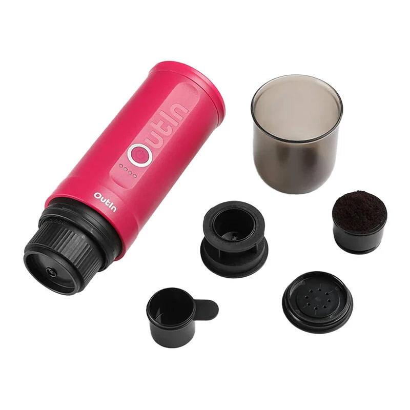 OutIn Nano máquina de espresso portátil, Crimson Red