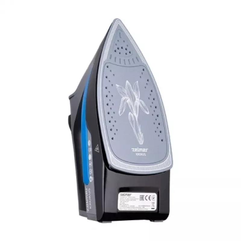 Zelmer Krokus ZIR3220 ferro a vapor, 3000 W, jato de vapor de 200 g, base de cerâmica, azul