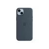 Capa de silicone Apple iPhone 14 Plus MagSafe Storm Blue