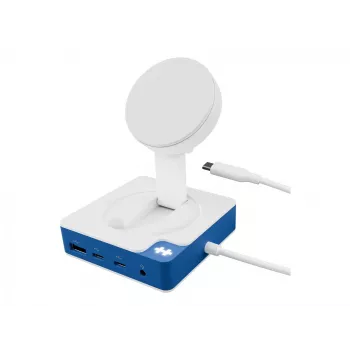 Hub USB-C Hyper HyperDrive Flex MagCharge, branco/azul | HD8100BUGL | Número de portas HDMI 1