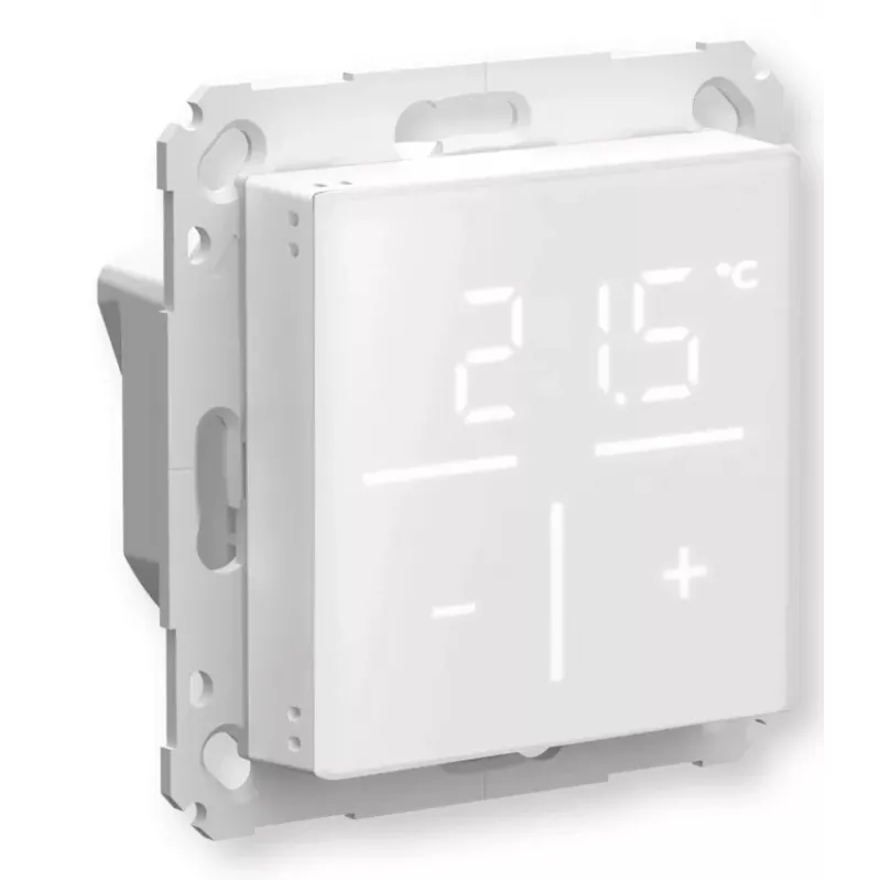 Termóstato de parede em vidro Homematic IP Modelo 161458A0 – digital, branco, 230 V, IP20
