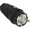 Ficha elétrica tipo E/F Brennenstuhl 1082040020 preto 230V 16A